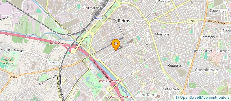 localisation de l'entreprise SCI L.D.3.  REIMS