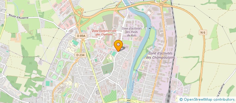 localisation de l'entreprise SCI L.D à AUXERRE