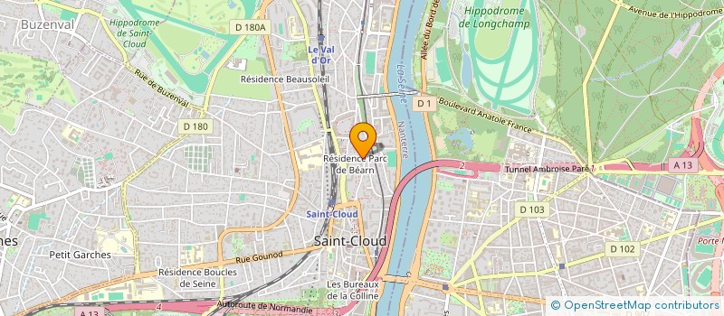 localisation de l'entreprise SCI L.D à SAINT-CLOUD