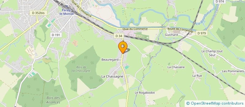 localisation de l'entreprise SCI L.D  PARAY-LE-MONIAL