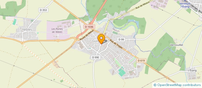 localisation de l'entreprise SCI L.D. GUIGNES  GUIGNES