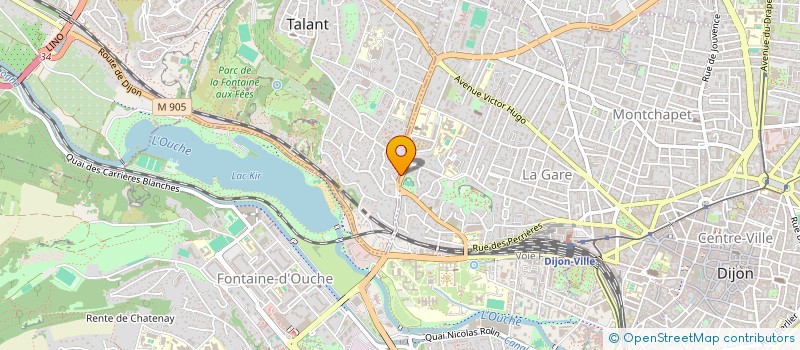 localisation de l'entreprise SCI L.D.L.P  TALANT