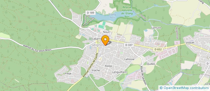 localisation de l'entreprise SCI L.D.LANDES  SEIGNOSSE