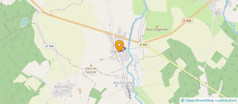 localisation de l'entreprise SCI L & D PARADISE  OGEVILLER