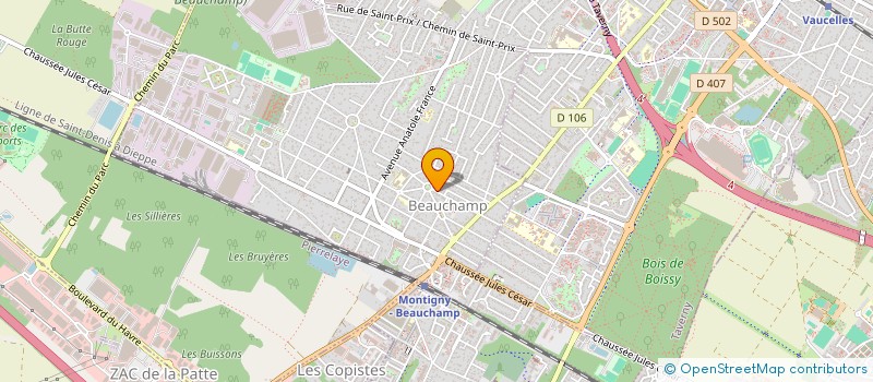 localisation de l'entreprise SCI L-D-T  BEAUCHAMP