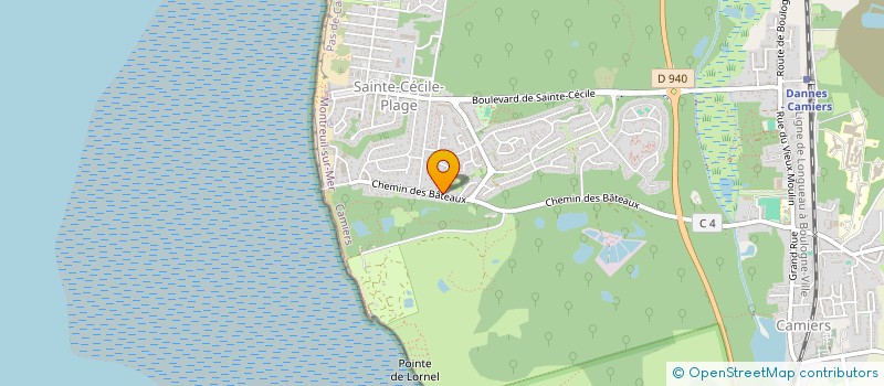 localisation de l'entreprise SCI L.D.W.  CAMIERS