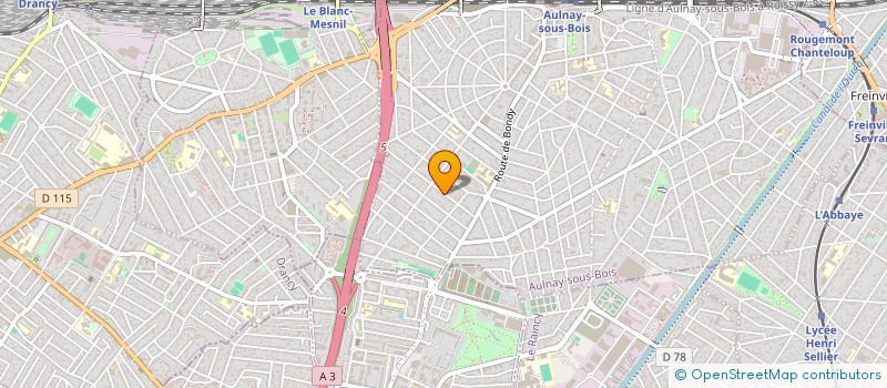 localisation de l'entreprise SCI L&E à AULNAY SOUS BOIS