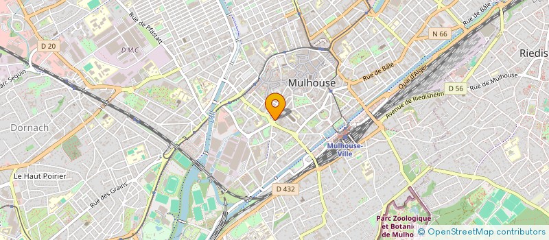 localisation de l'entreprise SCI L.E  MULHOUSE