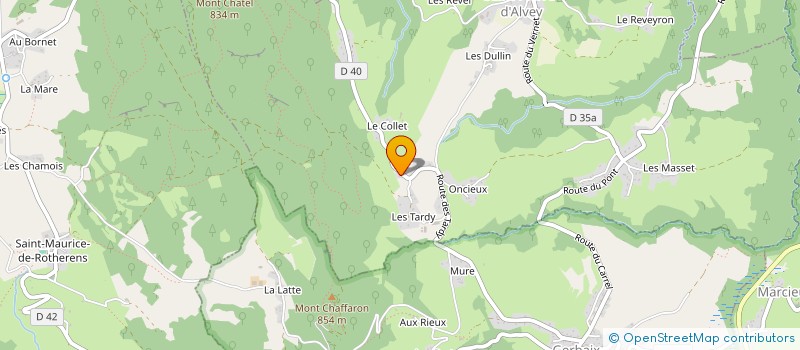 localisation de l'entreprise SCI L&E  SAINT-PIERRE-D'ALVEY