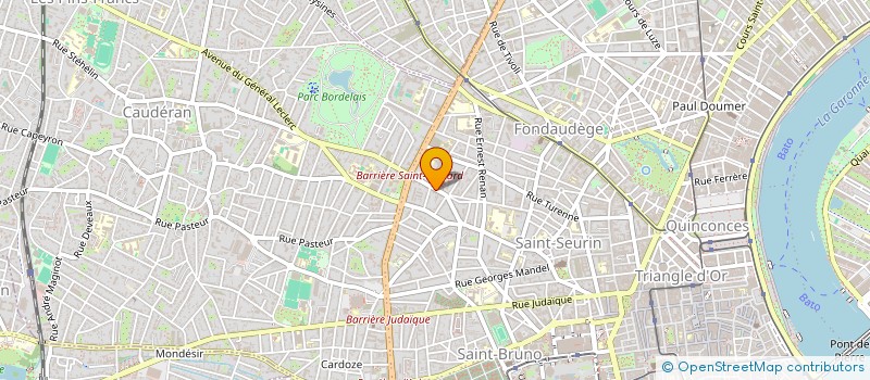 localisation de l'entreprise SCI L.E.J.  BORDEAUX