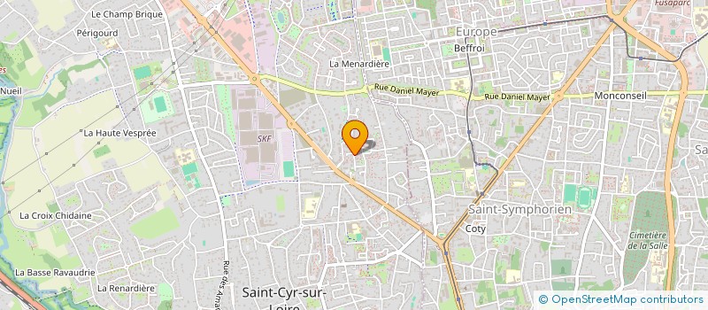 localisation de l'entreprise SCI L&E PERENNOU ASSOCIEES  SAINT-CYR-SUR-LOIRE
