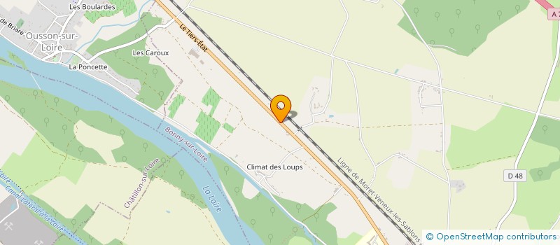 localisation de l'entreprise SCI L E R à BONNY-SUR-LOIRE