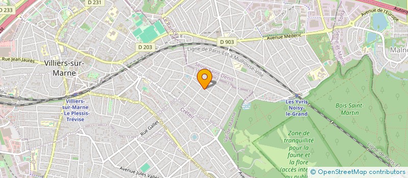 localisation de l'entreprise SCI L.E.S  VILLIERS-SUR-MARNE