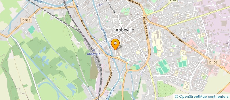 localisation de l'entreprise SCI L EAU VIVE à ABBEVILLE