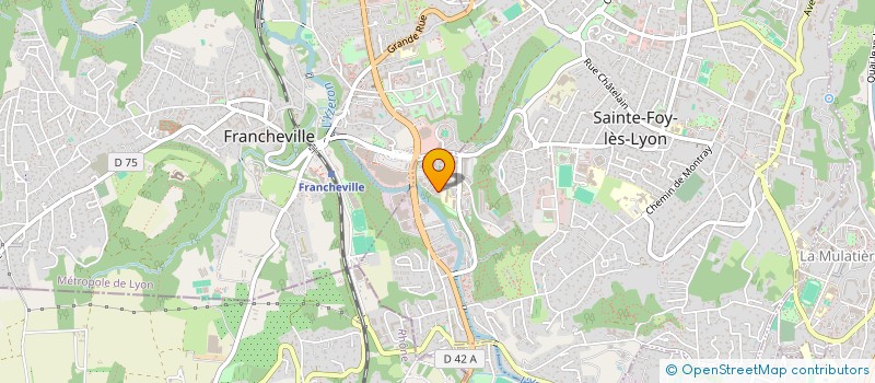 localisation de l'entreprise SCI L' EAU VIVE  SAINTE-FOY-LES-LYON