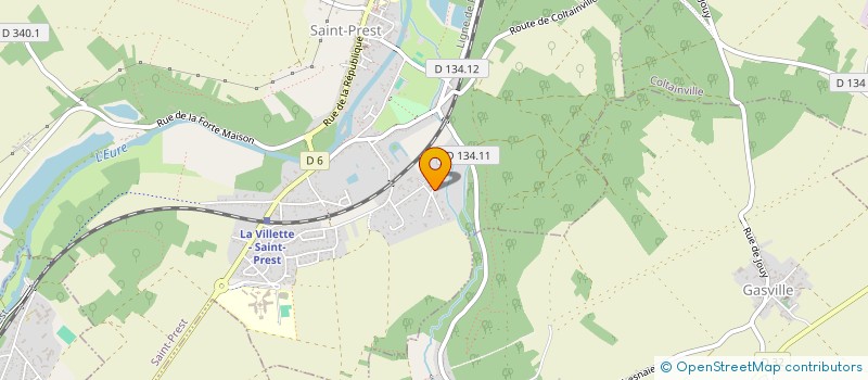 localisation de l'entreprise SCI L'EBRIEE à SAINT-PREST