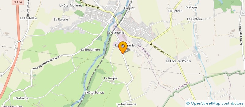 localisation de l'entreprise SCI L'ECALHAN  RAMPAN