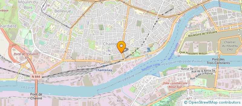 localisation de l'entreprise SCI L'ECDP à NANTES