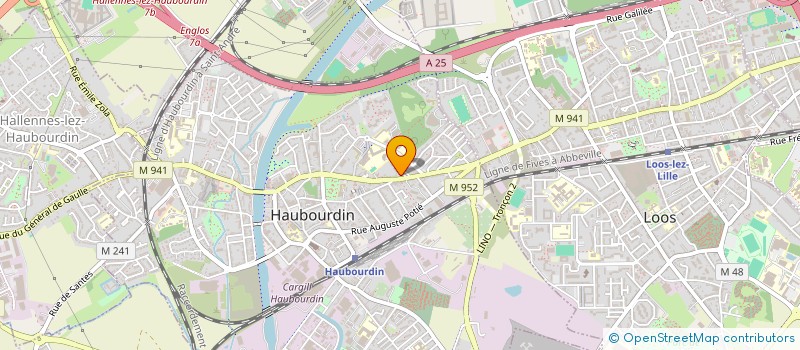 localisation de l'entreprise SCI L ECHAPPEE BELLE  HAUBOURDIN