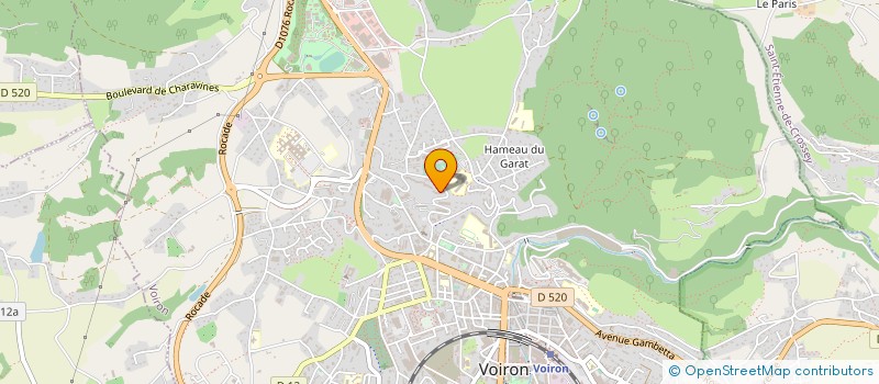 localisation de l'entreprise SCI L'ECHAUFFAIRE à VOIRON