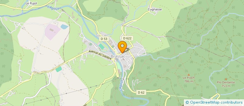 localisation de l'entreprise SCI L'ECHAUGUETTE à BRASSAC
