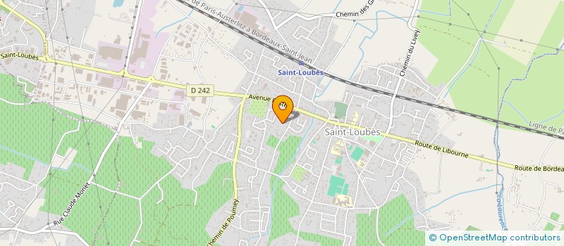 localisation de l'entreprise SCI L'ECHAUGUETTE 47  SAINT-LOUBES