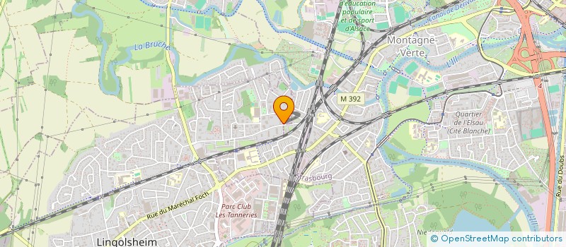 localisation de l'entreprise SCI L ECHEVEAU  LINGOLSHEIM