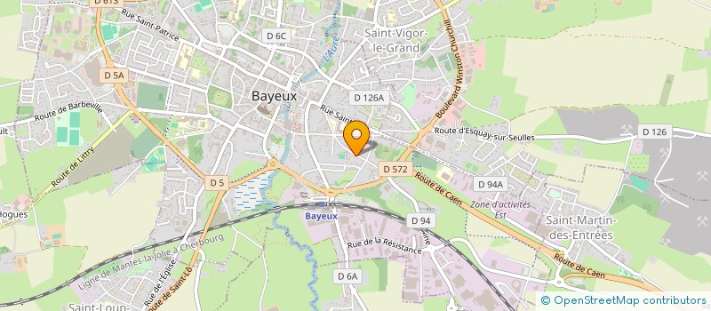 localisation de l'entreprise SCI L ECHEVIN  BAYEUX