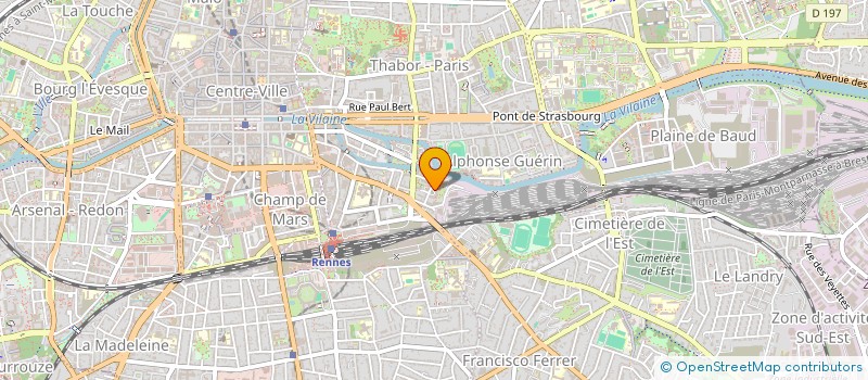 localisation de l'entreprise SCI L'ECHIQUIER  RENNES