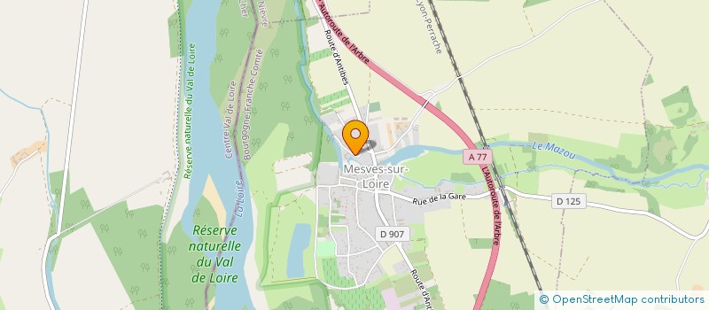 localisation de l'entreprise SCI L'ECHO à MESVES-SUR-LOIRE