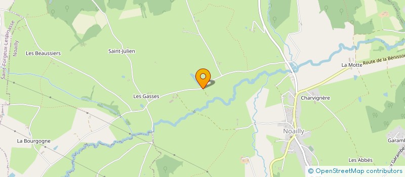 localisation de l'entreprise SCI L'ECHO DES ETOILES  NOAILLY