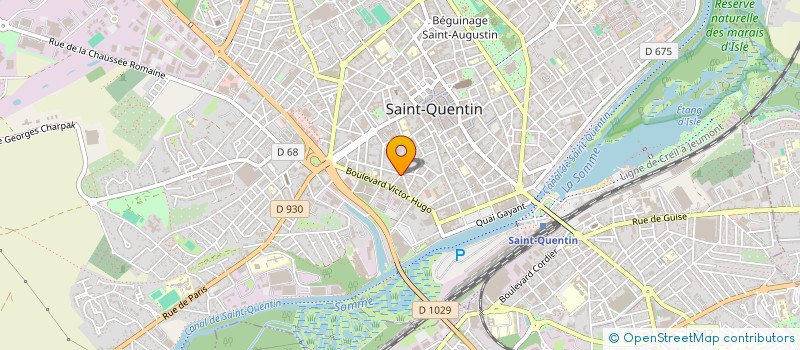 localisation de l'entreprise SCI L'ECLIPSE  SAINT-QUENTIN