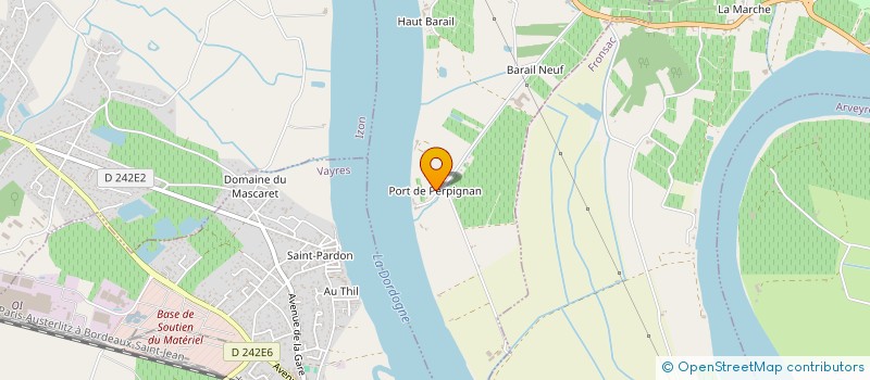 localisation de l'entreprise SCI L'ECLIPSE  FRONSAC