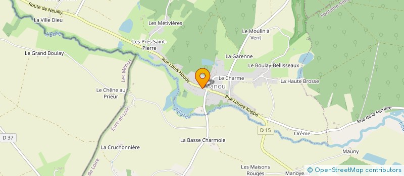 localisation de l'entreprise SCI L'ECLUSE à MANOU