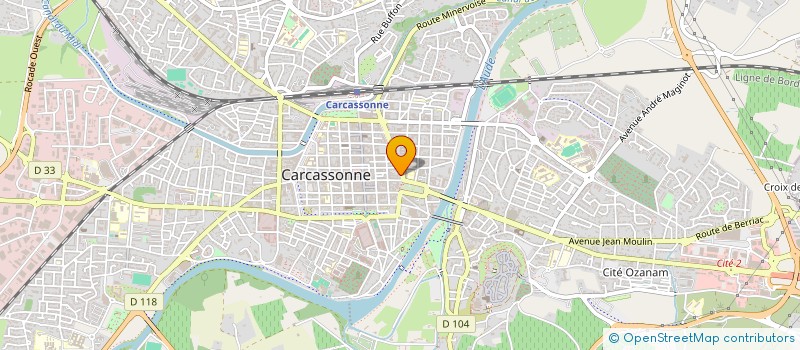 localisation de l'entreprise SCI L'ECLUSE à CARCASSONNE