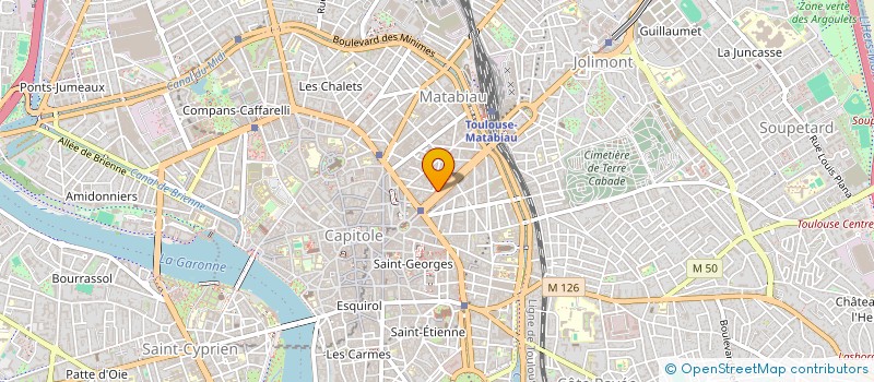 localisation de l'entreprise SCI L'ECLUSE DE BRIENNE à TOULOUSE