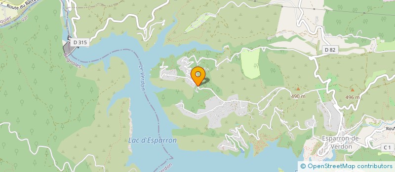 localisation de l'entreprise SCI L'ECOFORUM  ESPARRON-DE-VERDON