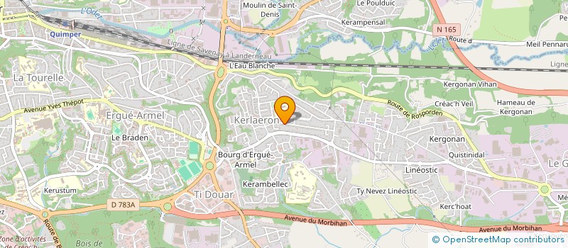 localisation de l'entreprise SCI L ECOLE à QUIMPER