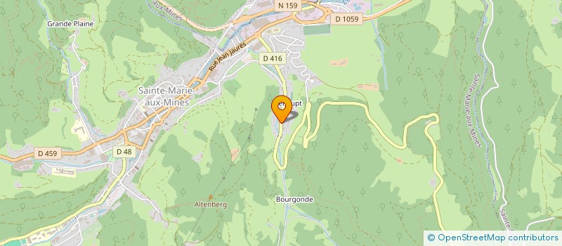 localisation de l'entreprise SCI L'ECOLE  SAINTE-MARIE-AUX-MINES