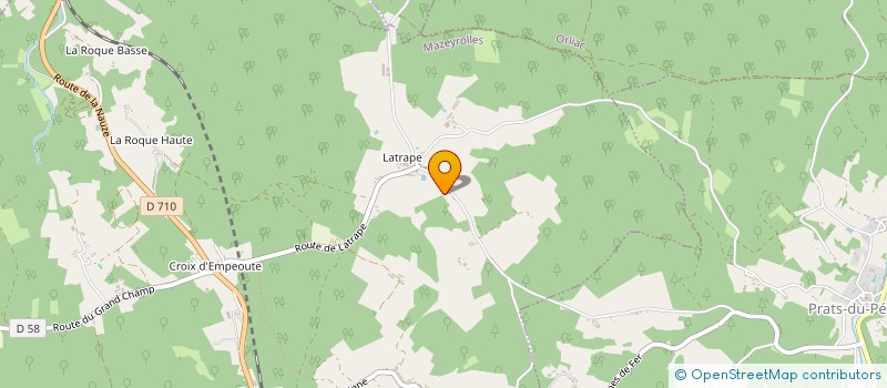 localisation de l'entreprise SCI L'ECOLE DE MAZEYROLLES  MAZEYROLLES