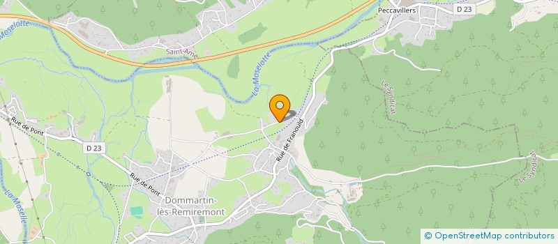 localisation de l'entreprise SCI L'ECONOMAT  DOMMARTIN-LES-REMIREMONT