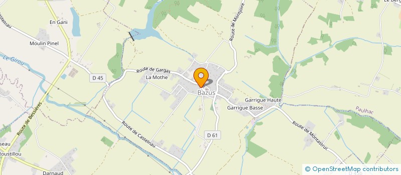 localisation de l'entreprise SCI L ECOPS  BAZUS