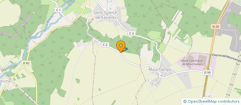 localisation de l'entreprise SCI L ECOUTE  S'IL PLEUT  SAINT-SULPICE-DE-FAVIERES