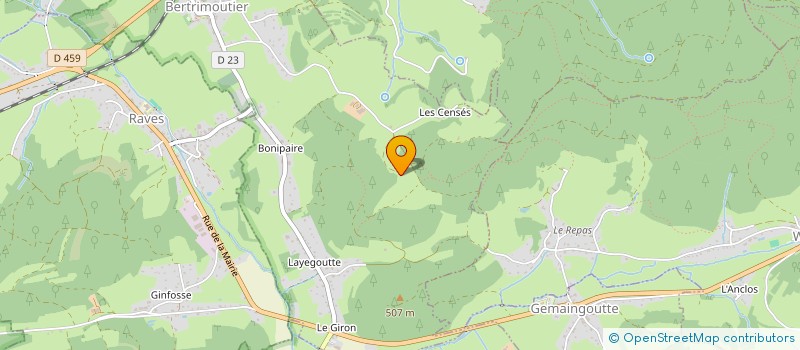 localisation de l'entreprise SCI L ECRIN  BERTRIMOUTIER