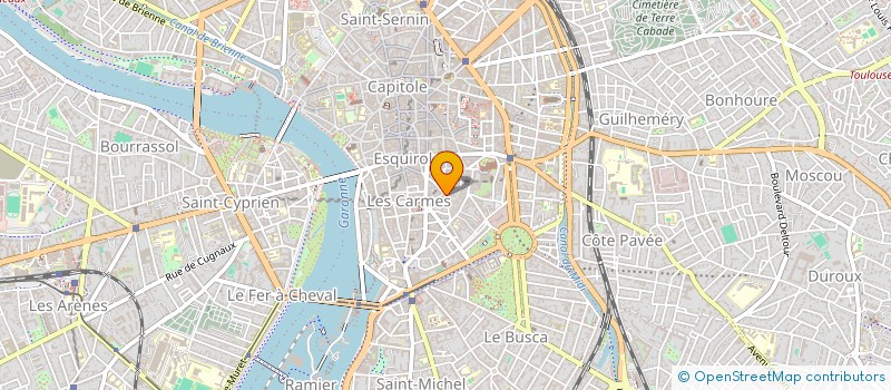 localisation de l'entreprise SCI L'ECRIN à TOULOUSE