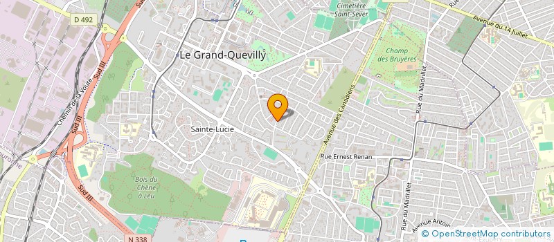 localisation de l'entreprise SCI L'ECRIN  LE GRAND-QUEVILLY