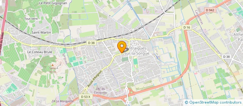 localisation de l'entreprise SCI L'ECRIN  ENTRAIGUES-SUR-LA-SORGUE