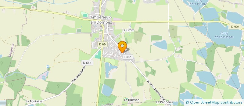 localisation de l'entreprise SCI L'ECRIVAIN à AMBERIEUX-EN-DOMBES