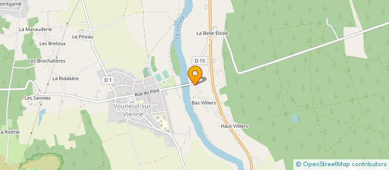 localisation de l'entreprise SCI L'ECU  BONNEUIL-MATOURS