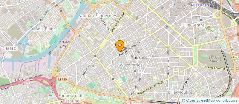 localisation de l'entreprise SCI L'ECU à LILLE
